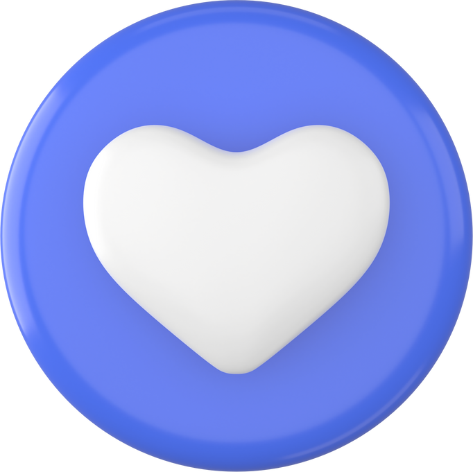 3D like icon. 3D element.